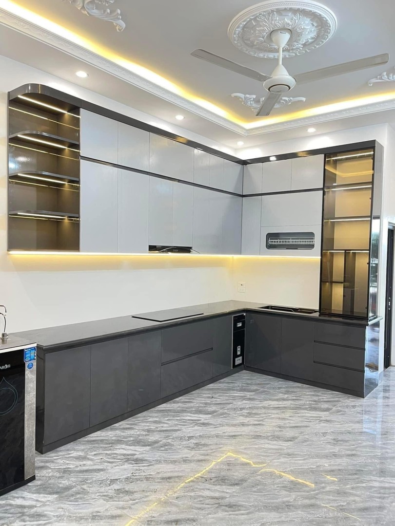 nhựa làm tủ bếp 