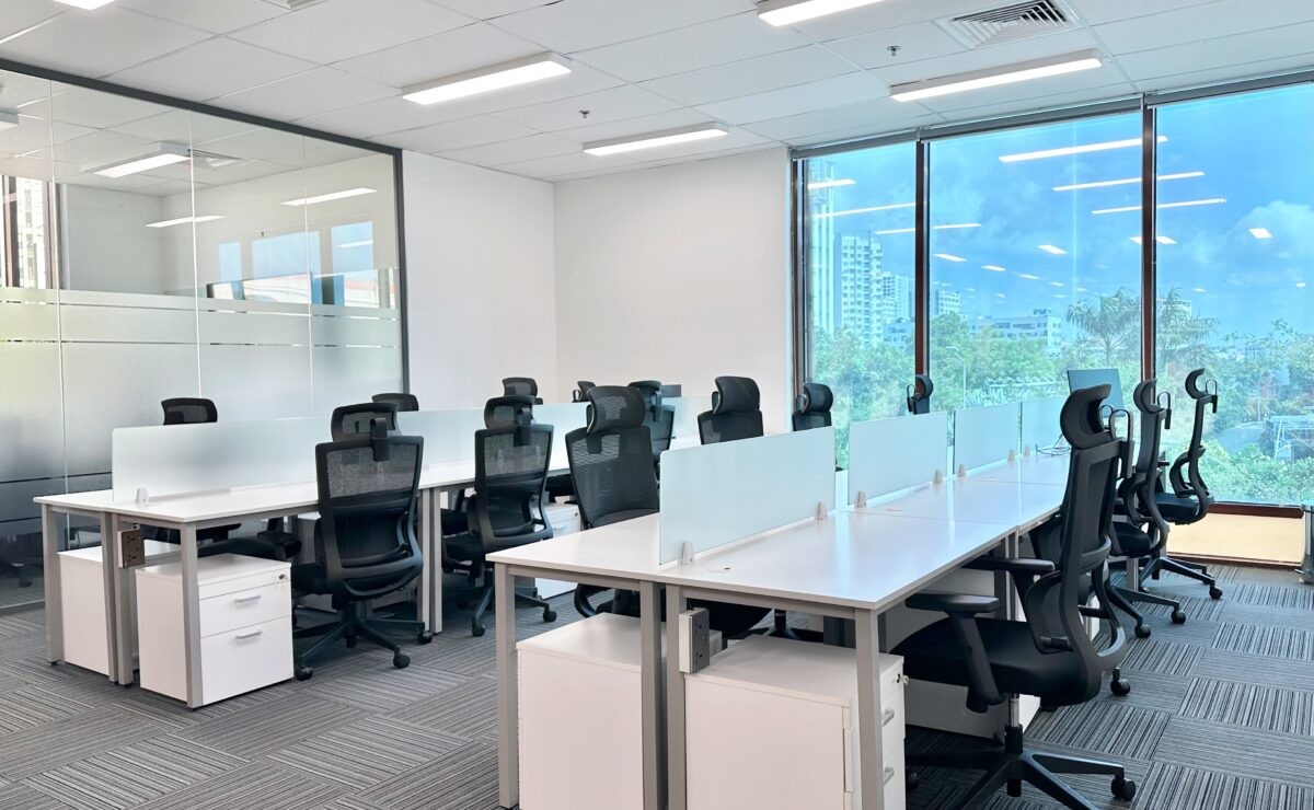 thiết kế nội thất nhựa văn phòng 