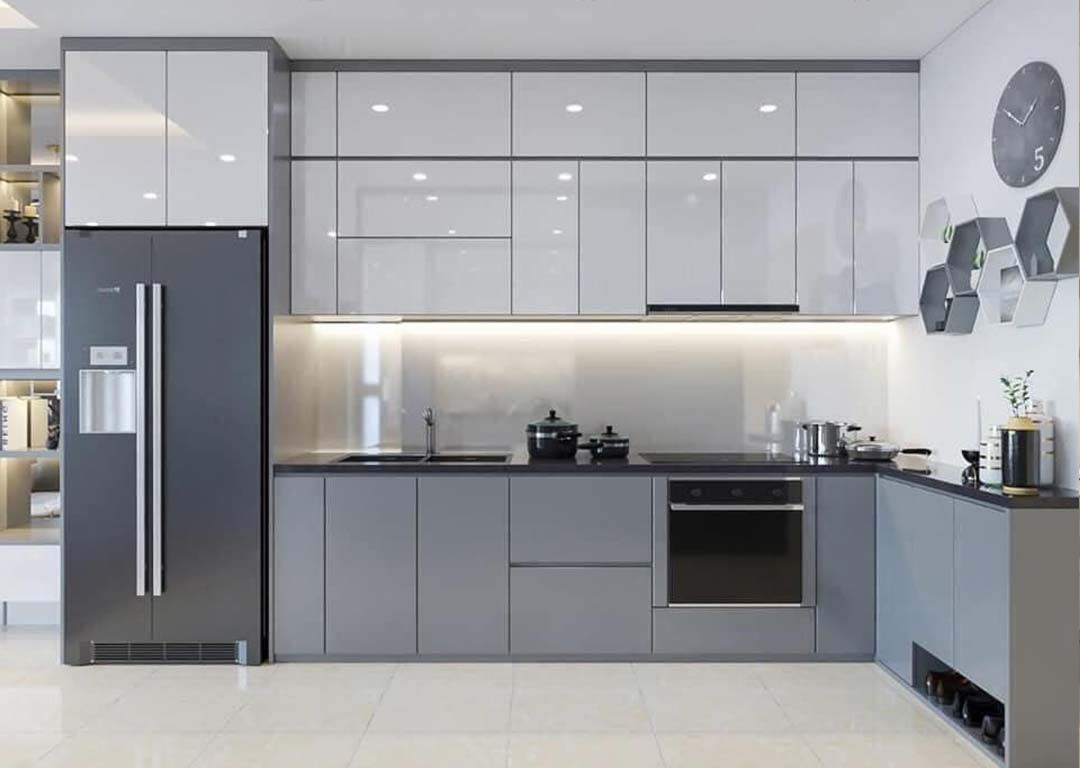 tủ bếp nhựa tủ bếp gỗ nội thất nhựa