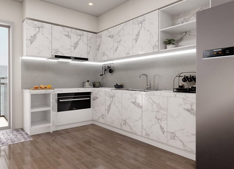 tủ bếp nhựa tủ bếp gỗ nội thất nhựa