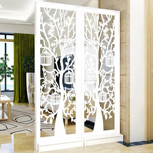 vách ngăn CNC phong thủy nội thất nhựa