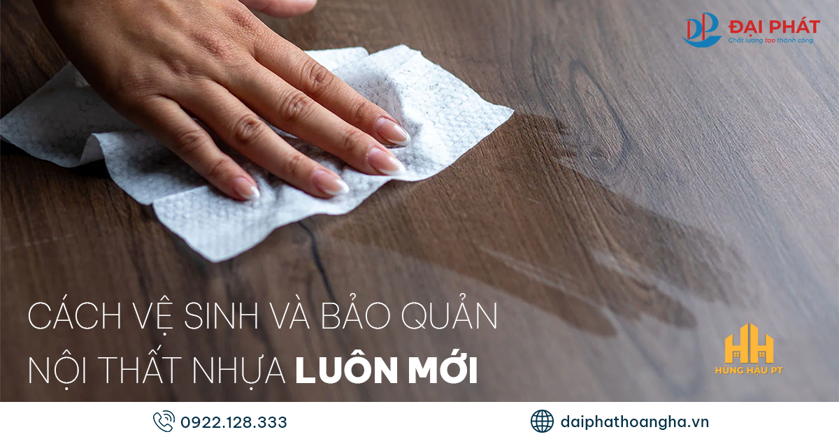 Hướng Dẫn Vệ Sinh Và Bảo Quản Nội Thất Nhựa Để Luôn Như Mới 2025