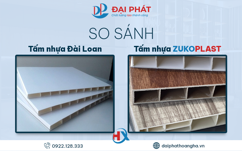TẤM NHỰA NỘI THẤT: ZUKOPLAST HAY NHỰA ĐÀI LOAN – NÊN CHỌN LOẠI NÀO 2025 ?