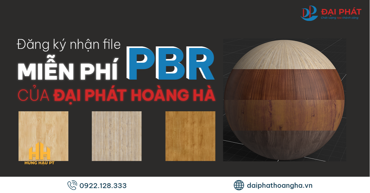 Nhận File PBR Tấm Nhựa Nội Thất Miễn Phí – Giải Pháp Dành Cho Nhà Thiết Kế 2025