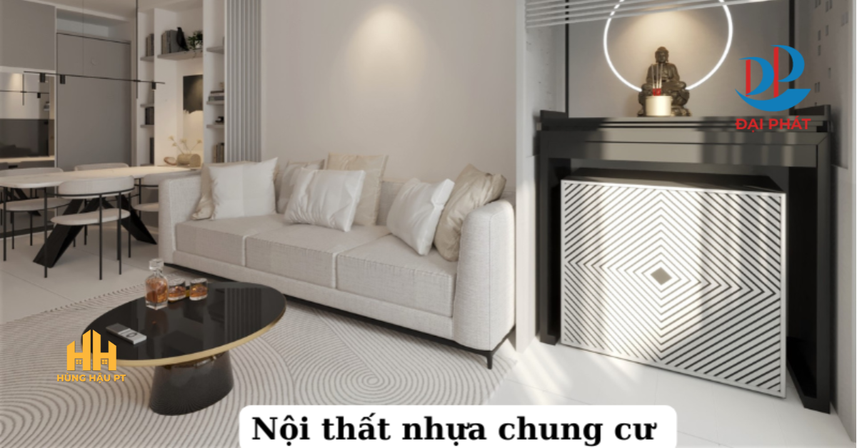 THIẾT KẾ CHUNG CƯ TỐI GIẢN VỚI NỘI THẤT NHỰA 2025