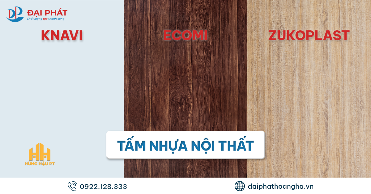 TẤM NHỰA NỘI THẤT 2025 – VẬT LIỆU MỚI CHO KHÔNG GIAN BỀN ĐẸP