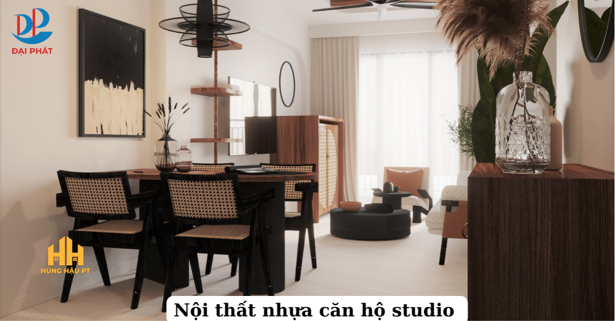THIẾT KẾ CĂN HỘ STUDIO VỚI NỘI THẤT NHỰA HIỆU QUẢ 2025