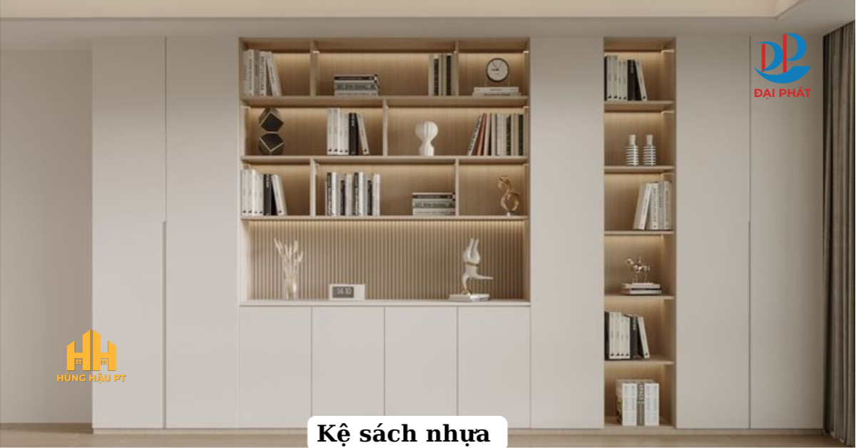 KỆ SÁCH NHỰA – XU HƯỚNG THIẾT KẾ NỘI THẤT THỜI THƯỢNG 2025