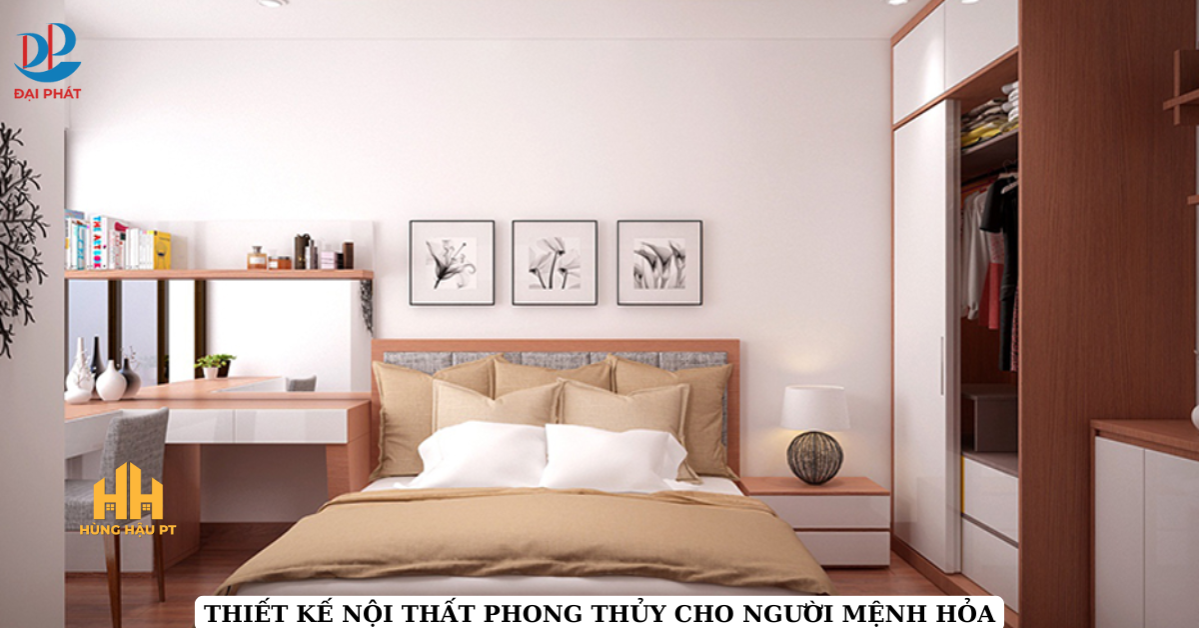 THIẾT KẾ NỘI THẤT PHONG THỦY CHO NGƯỜI MỆNH HỎA 2025