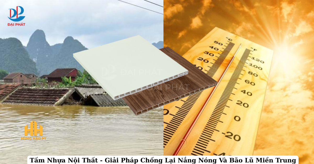 TẤM NHỰA NỘI THẤT – GIẢI PHÁP CHỐNG LẠI NẮNG NÓNG VÀ BÃO LŨ MIỀN TRUNG 2025