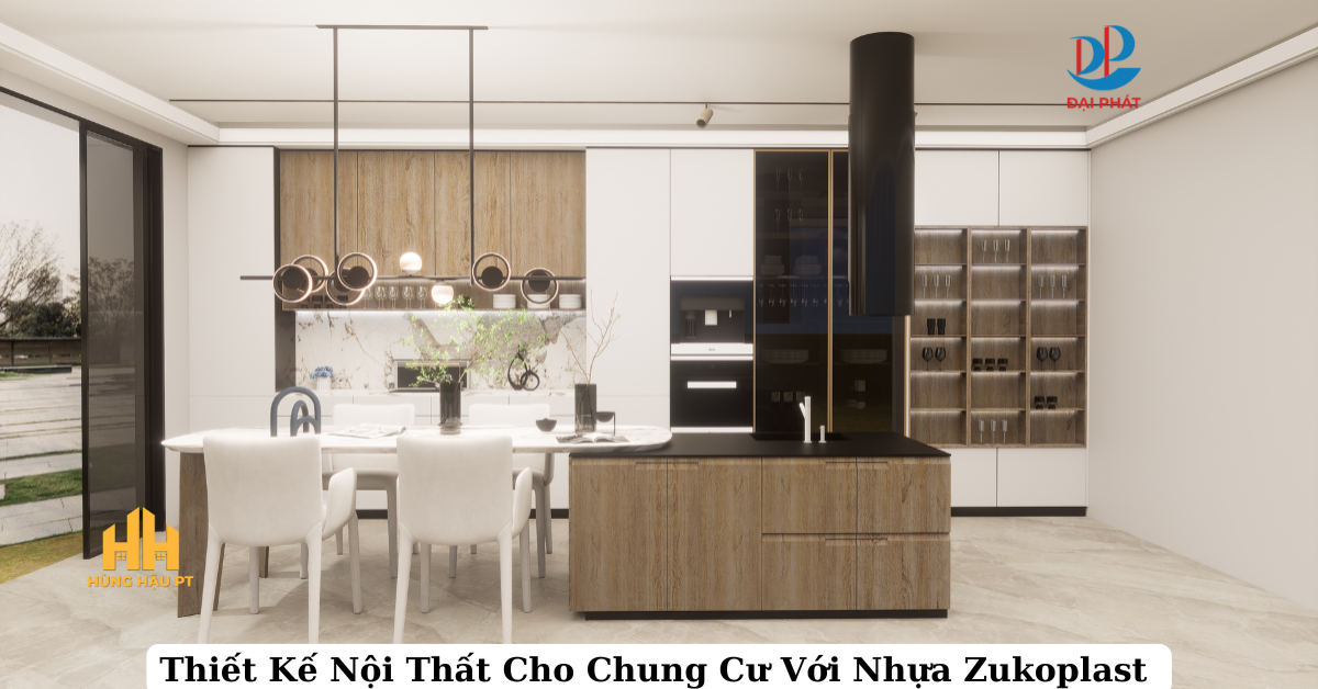 THIẾT KẾ NỘI THẤT CHUNG CƯ HIỆN ĐẠI – SANG TRỌNG CÙNG NHỰA ZUKOPLAST 2025