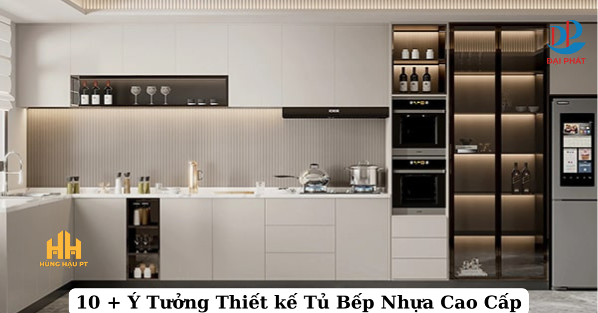 10+ Ý Tưởng Thiết Kế Tủ Bếp Nhựa Cao Cấp – Xu Hướng Đáng Sở Hữu Năm 2025