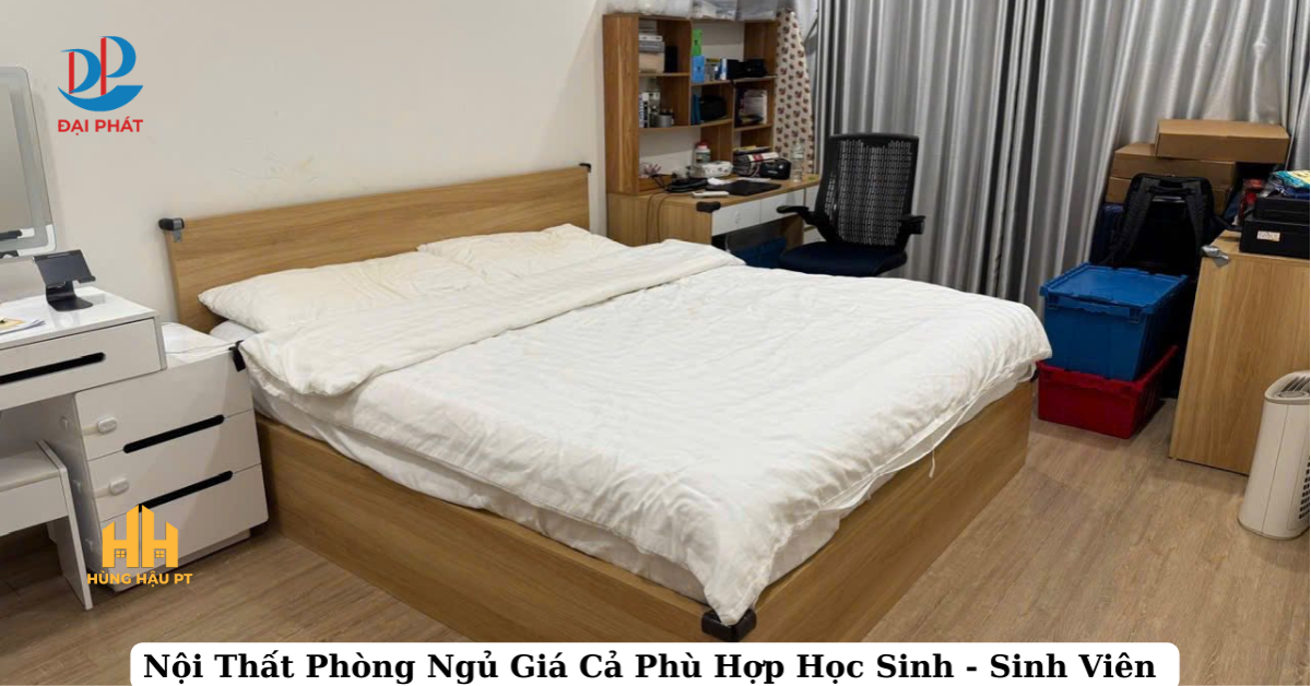 Thiết Kế Nội Thất Phòng Ngủ Giá Rẻ Cho Học Sinh – Sinh Viên 2025