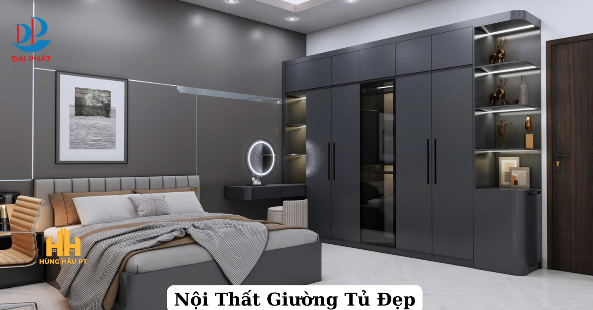 NỘI THẤT GIƯỜNG TỦ ĐẸP – PHONG CÁCH TỐI GIẢN CHO KHÔNG GIAN SỐNG HIỆN ĐẠI 2025