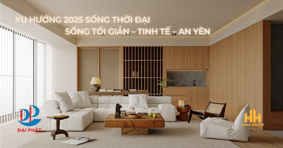 XU HƯỚNG SỐNG 2025: TỐI GIẢN HÓA – NÂNG CHUẨN THẨM MỸ – KIẾN TẠO AN NHIÊN